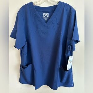 Barco One Navy Scrub Top